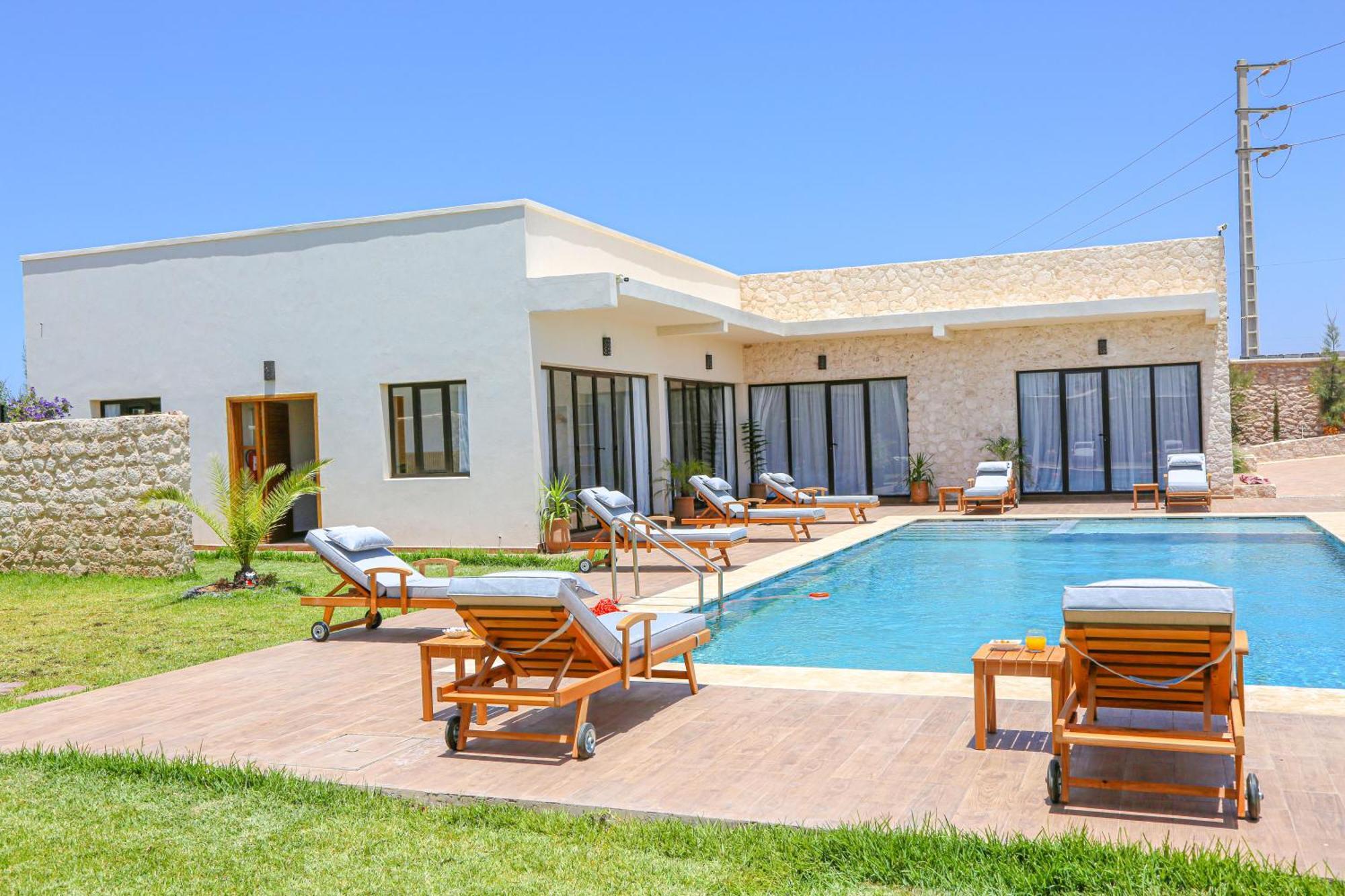 Villa La Rose Bleue - Residence Hoteliere Avec Piscine - Essaouira Eksteriør billede